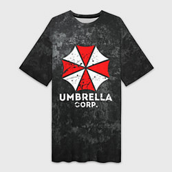 Футболка женская длинная UMBRELLA CORP, цвет: 3D-принт