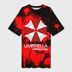 Женская длинная футболка UMBRELLA CORP