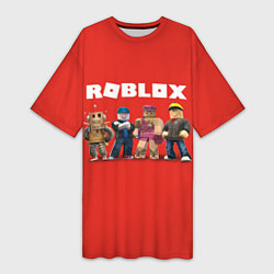 Женская длинная футболка ROBLOX