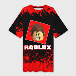 Женская длинная футболка ROBLOX