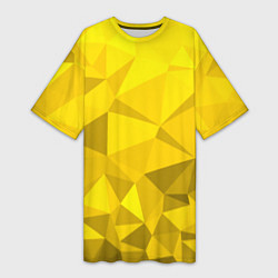 Женская длинная футболка YELLOW ABSTRACT