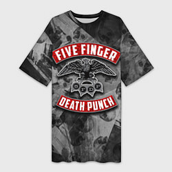 Женская длинная футболка Five Finger Death Punch