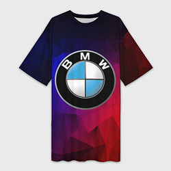 Женская длинная футболка BMW NEON