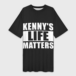 Женская длинная футболка KENNYS LIFE MATTERS