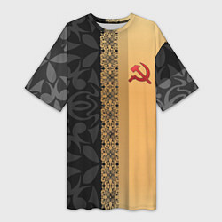 Женская длинная футболка СССР