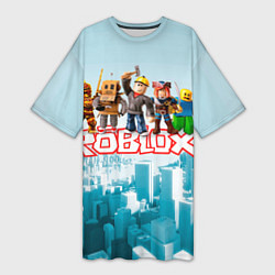 Женская длинная футболка ROBLOX 5