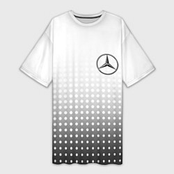 Женская длинная футболка Mercedes-Benz