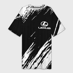 Женская длинная футболка LEXUS