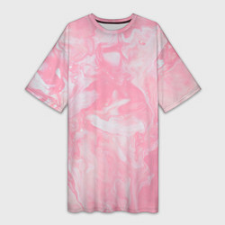 Женская длинная футболка Розовая Богемия