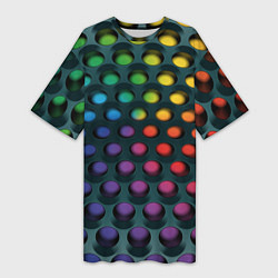 Женская длинная футболка 3Д спектр