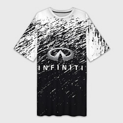 Женская длинная футболка INFINITI