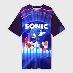 Женская длинная футболка SONIC СОНИК