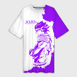 Футболка женская длинная JoJo Bizarre Adventure, цвет: 3D-принт