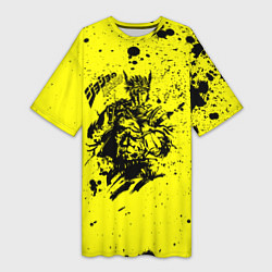 Футболка женская длинная JoJo Bizarre Adventure, цвет: 3D-принт