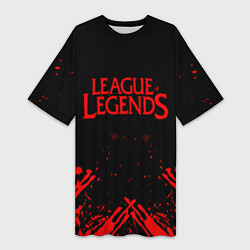Женская длинная футболка League of legends