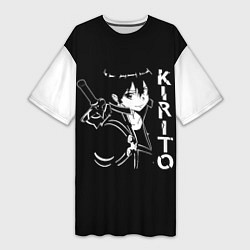 Женская длинная футболка Kirito