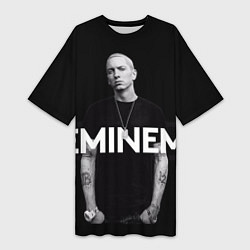 Футболка женская длинная EMINEM, цвет: 3D-принт