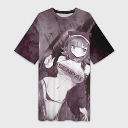 Женская длинная футболка Danganronpa