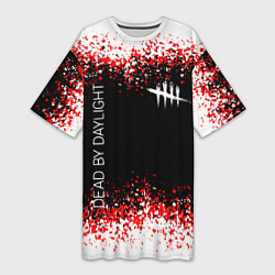 Футболка женская длинная Dead by Daylight, цвет: 3D-принт