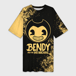 Женская длинная футболка Bendy And The Ink Machine