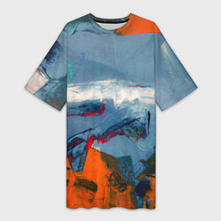 Футболка женская длинная Я художник, цвет: 3D-принт