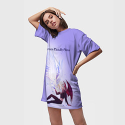 Футболка женская длинная The Seven Deadly Sins, цвет: 3D-принт — фото 2