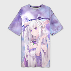 Женская длинная футболка Эмилия