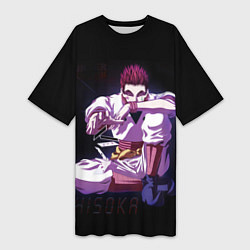 Футболка женская длинная Хисока, цвет: 3D-принт