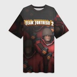 Женская длинная футболка Team Fortress