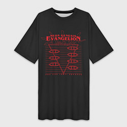 Женская длинная футболка Evangelion Neon Genesis