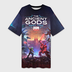 Женская длинная футболка DOOM Eternal: The Ancient Gods