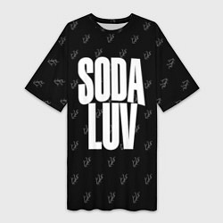 Женская длинная футболка Репер - SODA LUV