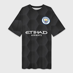 Футболка женская длинная Manchester City Home Goalkeeper 202122, цвет: 3D-принт