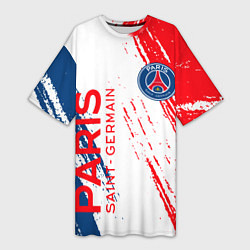 Женская длинная футболка ФК ПСЖ FC PSG PARIS SG