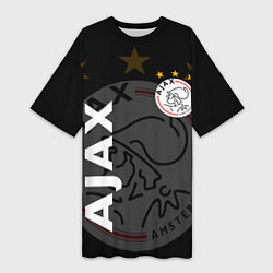 Женская длинная футболка FC AJAX AMSTERDAM ФК АЯКС