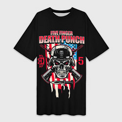 Женская длинная футболка 5FDP Five Finger Death Punch