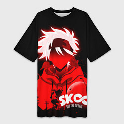 Женская длинная футболка SK8 the Infinity Reki