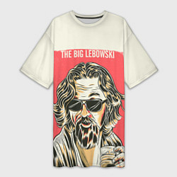 Футболка женская длинная The Big Lebowski Dude, цвет: 3D-принт