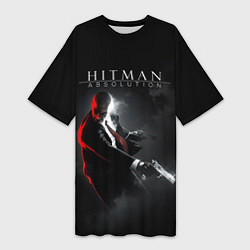Женская длинная футболка Hitman Absolution