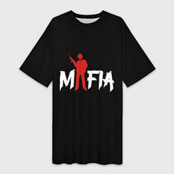 Женская длинная футболка Mafia