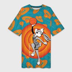 Женская длинная футболка Tune Squad Lola Bunny