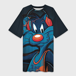 Женская длинная футболка Sylvester the Cat