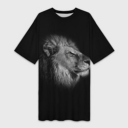 Женская длинная футболка Гордый лев