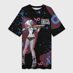 Женская длинная футболка Art Harley Quinn SS 2016