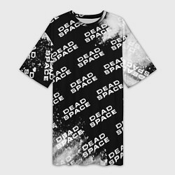 Женская длинная футболка Dead Space - Exposion Pattern
