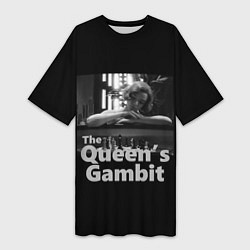 Женская длинная футболка Sad Queen