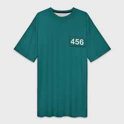 Женская длинная футболка Персонаж 456
