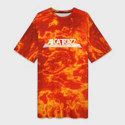 Женская длинная футболка ALKATRAZZ