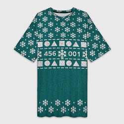 Женская длинная футболка Орнамент Ojingeo geim