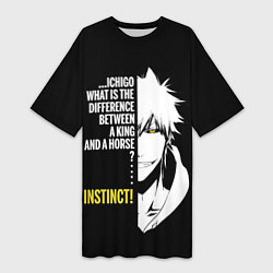 Футболка женская длинная Зангецу, цвет: 3D-принт